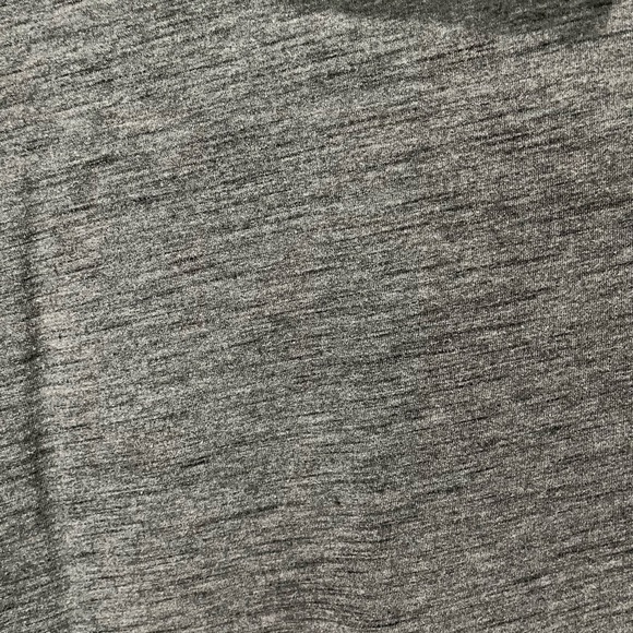 Ladies grey marled zip neck tunic top- Chico’s size 1/Medium - Picture 2 of 7